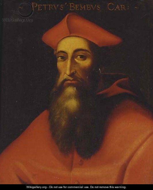 Portrait of Cardinal Pietro Bembo (1470-1547) - (after) Tiziano Vecellio (Titian)