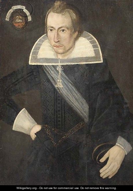 Portrait of a gentleman - (after) Wybrand Simonsz De Geest