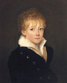 Portrait Of A Boy, Quarter-Length, In A Blue Coat And White Shirt - (after) Of William Owen