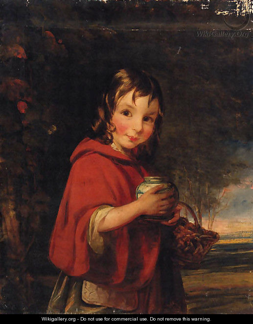 Little Red Riding Hood - (after) Of William Mulready