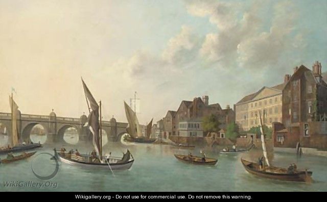 Old Westminster Bridge - (after) William James Muller