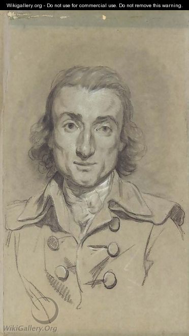 Portrait of a man, bust-length - Francois Louis Joseph Watteau