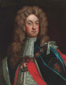 Portrait of James Butler, 2nd Duke of Ormonde (1665-1745), quarter-length, in Garter robes - (after) Kneller, Sir Godfrey