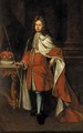 Portrait of George Granville, later Lord Lansdown, full-length, in peer's robes, beside a column, holding a rod in his right hand - (after) Kneller, Sir Godfrey