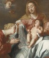 The Virgin and Child with Saint Catherine - (after) Dyck, Sir Anthony van