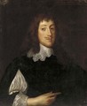 Portrait of Paul, Viscount Bayning (1616-1638), of Sudbury, in a black jacket and lace collar - (after) Dyck, Sir Anthony van