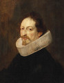 Portrait of Jan-Gaspar Gevartius, bust-length, in black costume and a ruff - (after) Sir Peter Paul Rubens