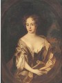 Portrait of Lady Heathcote, wife of Sir John Heathcote, Bt. - (after) Sir Peter Lely