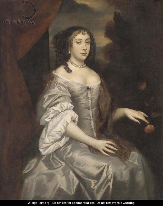 Portrait of a Lady Underhill - (after) Sir Peter Lely Portrait of a Lady Underhill - (after) Sir Peter Lely