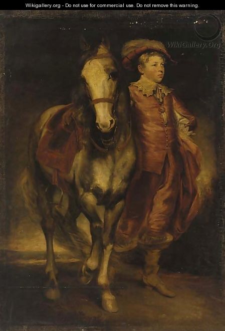 Portrait of a boy - (after) Sir Joshua Reynolds