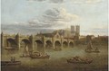 Old Westminster Bridge, with the Abbey beyond - (after) Paul, John Dean