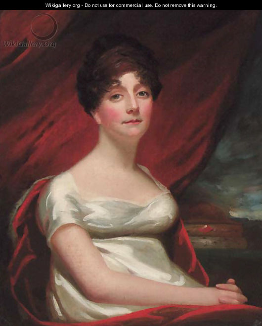 Portrait of Mrs Stewart of Kirkchris - (after) Sir Henry Raeburn