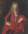 Portrait of William Rawson, three-quarter-length, in a red coat - (after) Kneller, Sir Godfrey