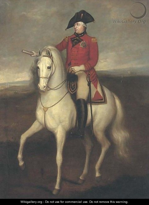 Equestrian Portrait of King George III - (after) Sir William Beechey