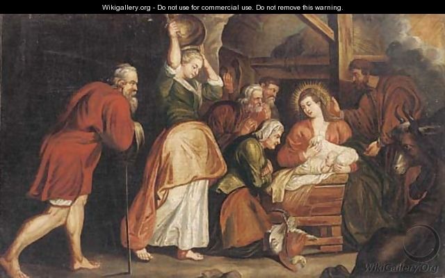 The Nativity - (after) Sir Peter Paul Rubens