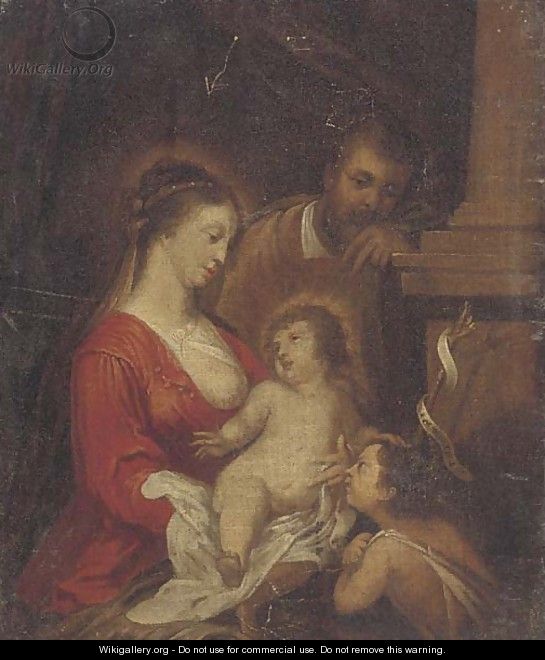 The Holy Family with the Infant Saint John the Baptist 3 - (after) Sir Peter Paul Rubens