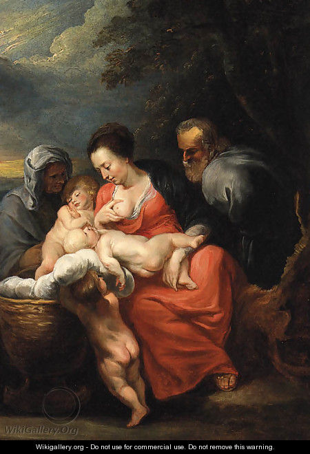 The Holy Family 2 - (after) Sir Peter Paul Rubens