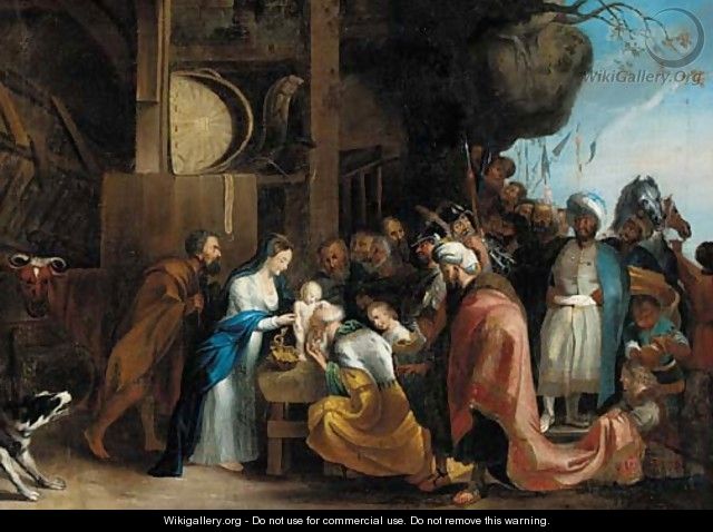 The Adoration of the Magi 4 - (after) Sir Peter Paul Rubens