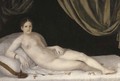 A lady as Venus, reclining on a bed - (after) Tiziano Vecellio (Titian)