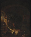 An Alchemist in his Study - (after) Thomas Wyck