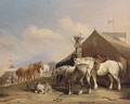 The horse fair - (after) Thomas Sidney Cooper