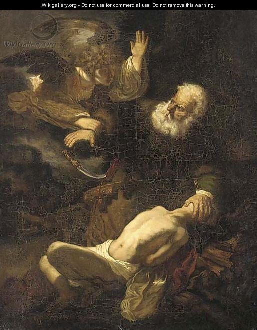 The Sacrifice of Isaac - (after) Rembrandt Van Rijn