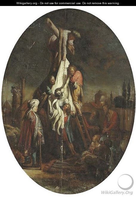 The Descent from the Cross - (after) Rembrandt Van Rijn
