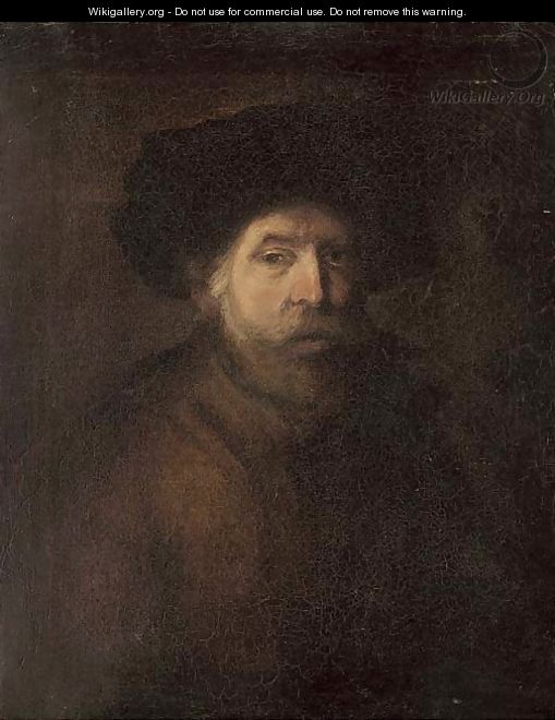 Portrait of a gentleman 3 - (after) Rembrandt Van Rijn
