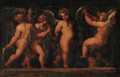 Putti desporting with fruit - (after) Polidoro Da Caravaggio (Caldara)