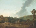 An Italianate landscape with figures - (after) Richard Wilson