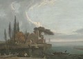 A procession to St Lazzare's Monastry, L'Anconetta, Venice - (after) Richard Wilson