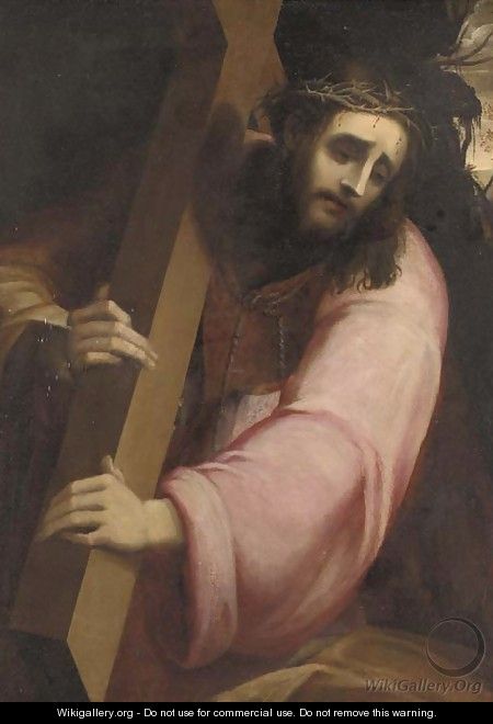 Christ carrying the Cross - (after) Sebastiano Del Piombo (Luciani)