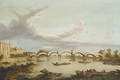 The Pagoda Bridge at Hampton Court - (after) Samuel Scott