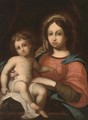 The Madonna and Child 2 - (after) Simone Cantarini (Pesarese)