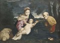 The Rest on the Flight into Egypt - (after) Simone Cantarini (Pesarese)