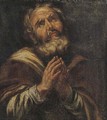 A male Saint - (after) Paulus Van Somer