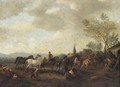 A horse fair 2 - (after) Philips Wouwerman