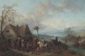 A hawking party - (after) Philips Wouwerman