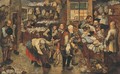 The Payment of the Tithes - (after) Pieter The Younger Brueghel