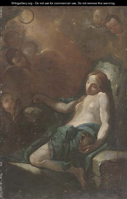 The Penitent Magdalen - (after) Pier Francesco Mola