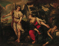 The Banishment of Hagar and Ishmael - (after) Pietro Da Cortona (Barrettini)