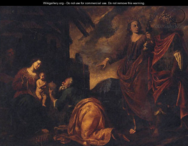 The Adoration of the Magi - (after) Pieter Van Lint