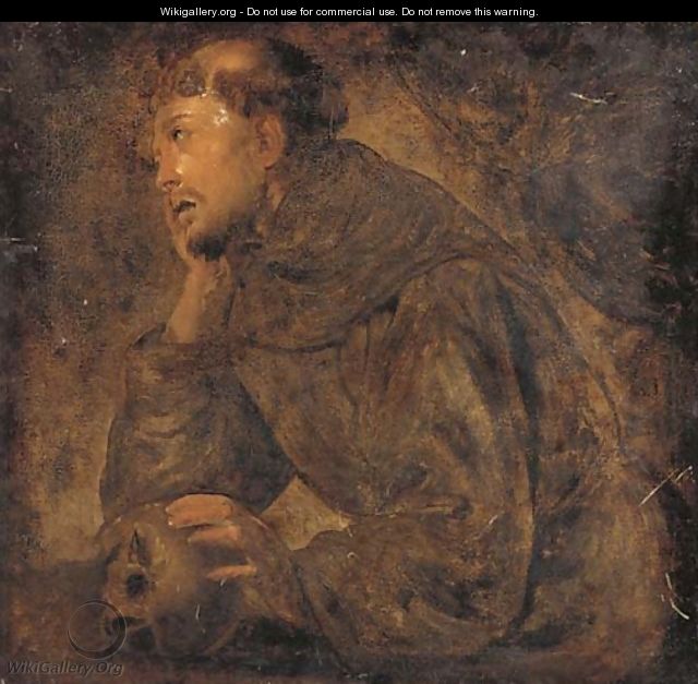 Saint Francis of Assisi - (after) Mattia Preti