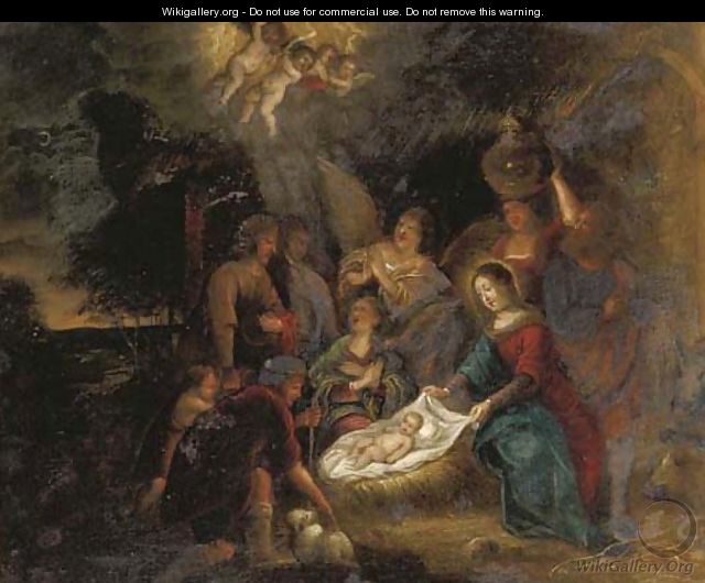 The Nativity - (after) Otto Van Veen
