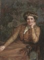 Portrait of a lady - (after) John Seymour Lucas