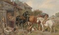 At the farriers - (after) John Sargeant Noble