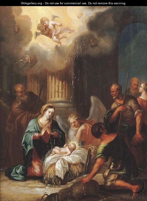 The Adoration of the shepherds - (after) Joseph The Elder Heintz