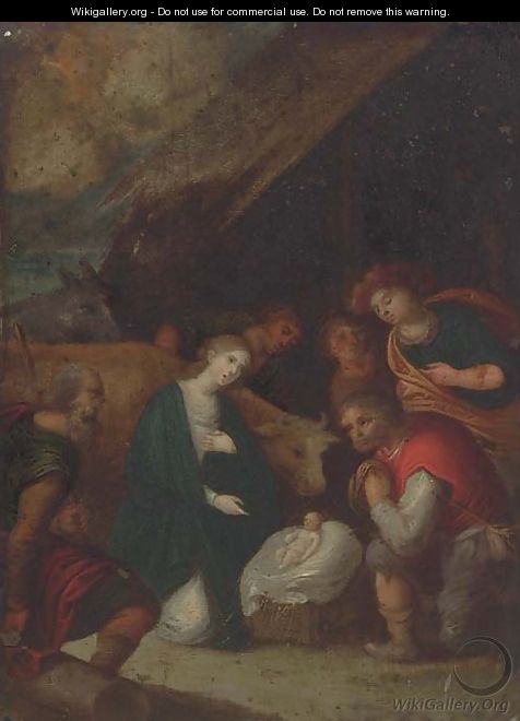 The Adoration of the Shepherds - (after) Joseph, The Younger Heintz