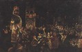 A carnival at night - (after) Joseph, The Younger Heintz