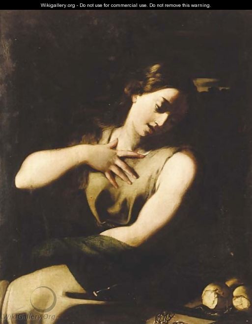 The penitent Magdalene - (after) Jusepe De Ribera
